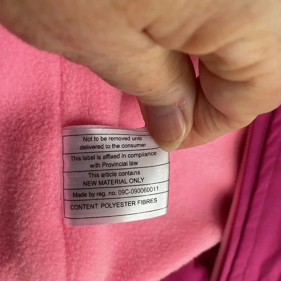 HB Sport Pink ColorBlock Fleece Lined Windbreaker - Picture 12 of 15